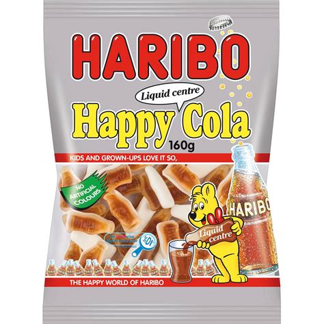 Haribo Happy Cola Liquid Centre 175g Bag Woolworths