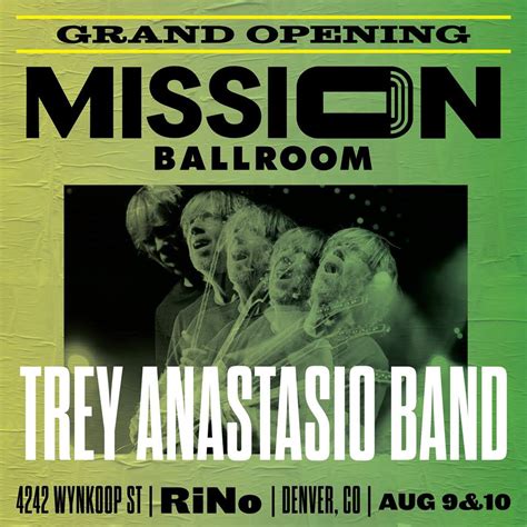 Trey Anastasio Band Announces Inaugural Weekend Run At Denvers New