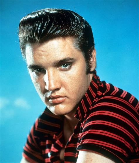 It's blond discrimination i tell ya! Elvis Presley's signature black quiff the most iconic ...