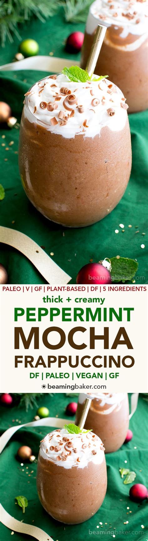 Leaving the banana chunky allows the pancakes to have some texture! Vegan Peppermint Mocha Frappuccino (V, Paleo, Gluten Free ...