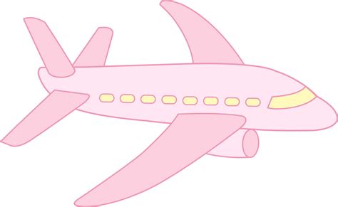Cute Pink Airplane Free Clip Art Free Clip Art Cartoon Airplane