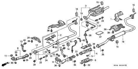 2000 Honda Civic Lx Exhaust System Diagram View All Honda Car Models