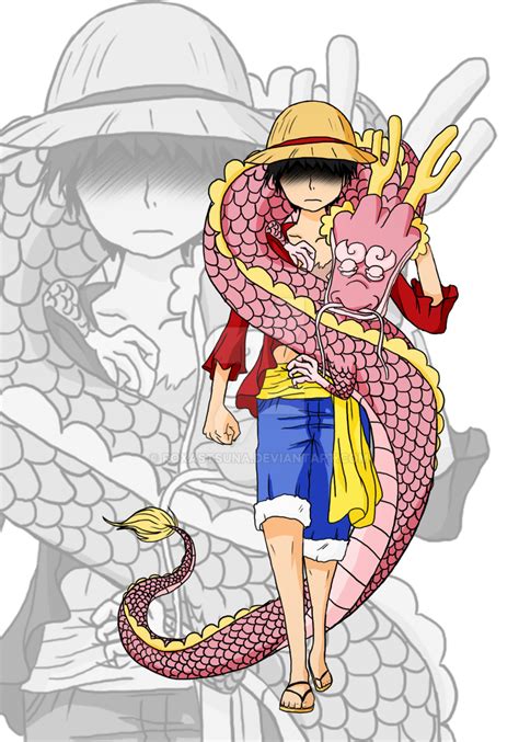 Luffy And Momonosuke By Roxastsuna On Deviantart