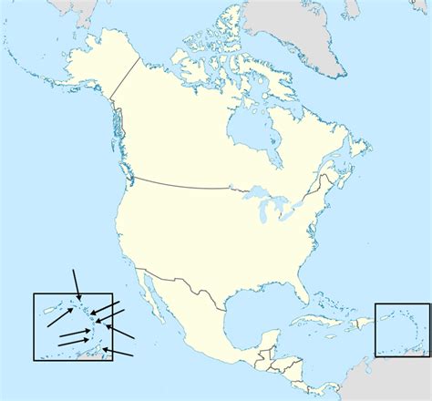 North America Map Quiz Answers Map Of World