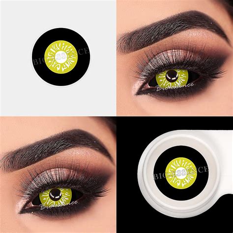 2pcspairs 22mm Halloween Sclera Contact Lens For Cosplay Eyes Full Eye