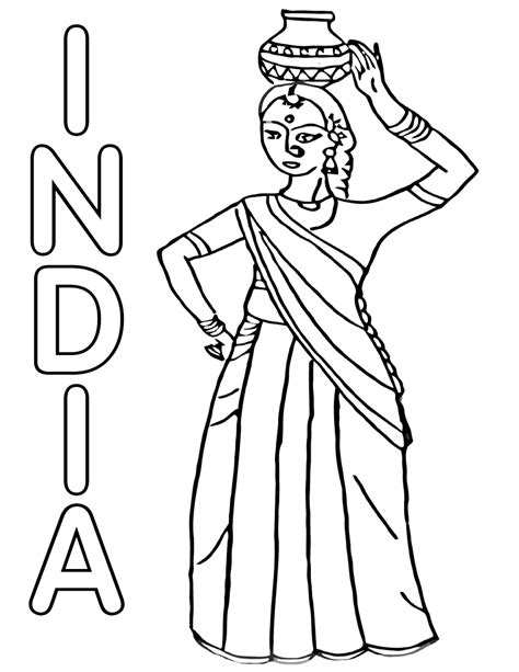 India coloring pages | Coloring pages to download and print