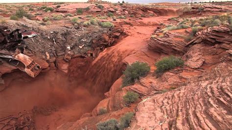 A flash flood can also result from a dam breach or mudflow. Flash Flood Page AZ - YouTube