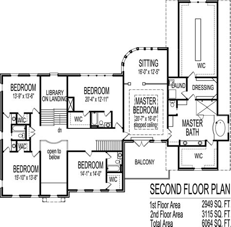 7 Bedroom Colonial House Plan Mansion Floor Plan House Plans One