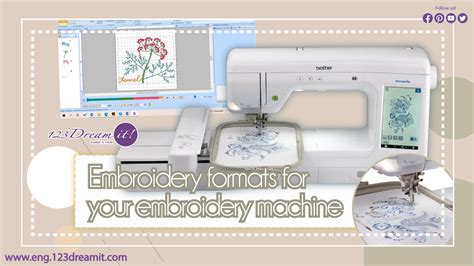 Embroidery Formats For Embroidery Machines 123 Dream It