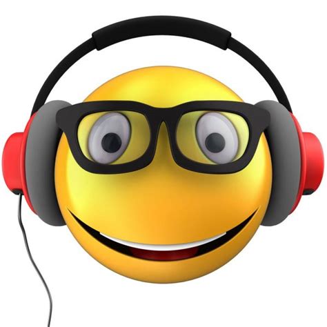 Smiley With Headphones Icon — Stock Vector © Ipetrovic 125749932