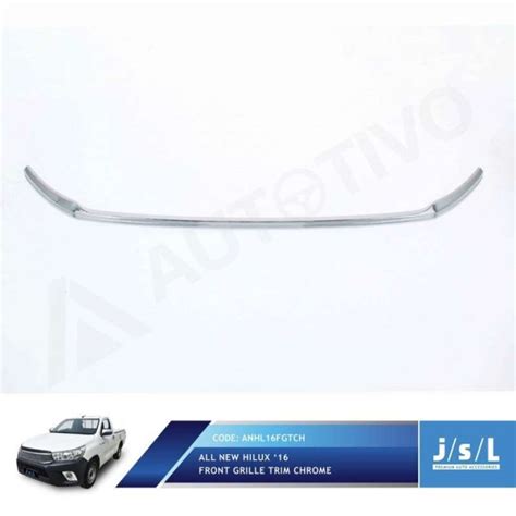 Promo Jsl List Grill Depan All New Hilux Front Grille Trim Chrome Baru Diskon Di Seller