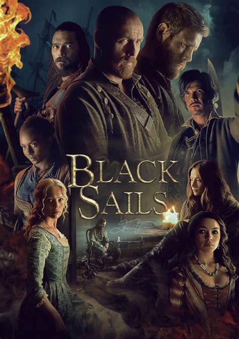Black Sails 4 Poster By Jonathan Mcferran Black Sails Black Sails