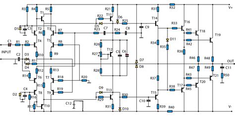 Channel Power Amplifier Circuit Diagram