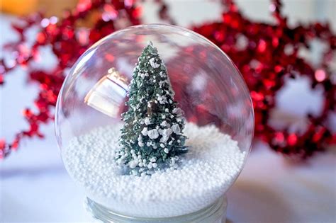 Diy Tree Snow Globe Christmas Craft Fun Mom Foodie
