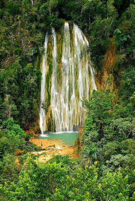 Cascada Del Limon Waterfall Dominican Republic Travel Dominican