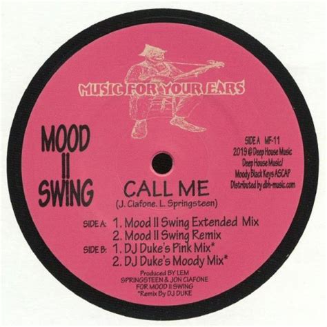 Mood Ⅱ Swing Call Me Remixes Moove