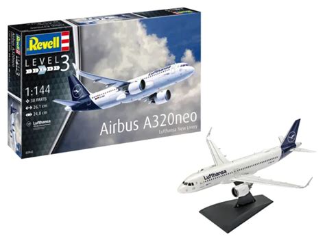 REVELL 03942 AIRBUS A320neo Lufthansa New Livery Model Kit 26 95