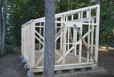How To Build A Shed With A Slanted Roof Step By Step Guide Backyard