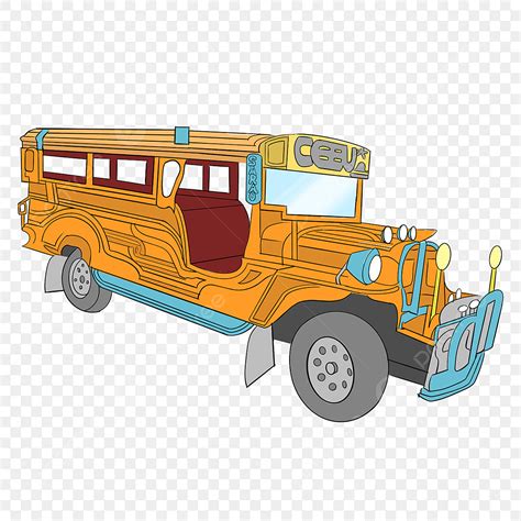Yellow Jeepney Clip Art PNG Vector PSD And Clipart With Transparent