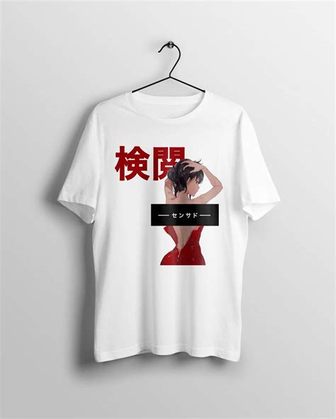 censored anime girl japanese t shirt imouri