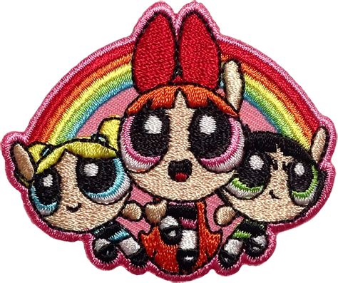 jp patch the powerpuff girls rainbow powerpuffgirls ppg blossom buttercup bubbles