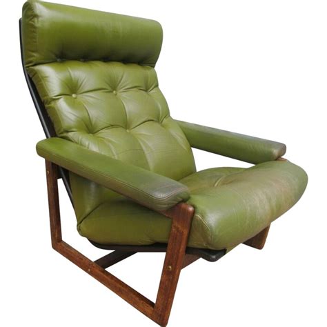 Vintage Green Leather Armchair For Sale In Uk 75 Used Vintage Green