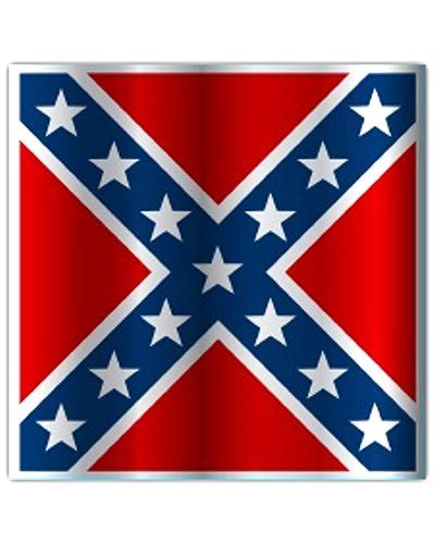 Confederate Army Of Northern Virginia Battle Flag Chrome Decal