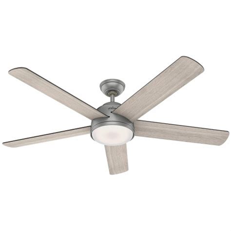 Hunter Fan Company Romulus Modern Indoor 60 Inch Ceiling Fan With Led