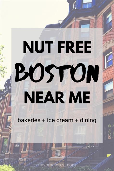 Either plan ahead by entering your destination or find places near your current location. Nut Free Near Me: Boston 2020 (With images) | Nut free ...