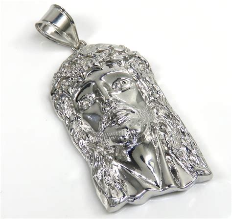Buy 925 Sterling Silver Medium Classic Jesus Pendant Online At So Icy