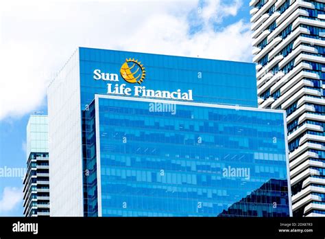 Toronto Canada July 31 2019 Sun Life Financial Sign On The