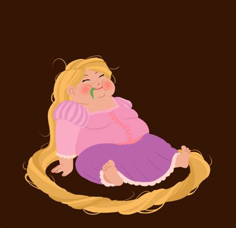 Hungry Princess Rapunzel Fat Disney Princesses Disney Princess Art Disney Art