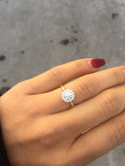 Show Me Your 1 Carat Round Diamond Halo Engagement Rings