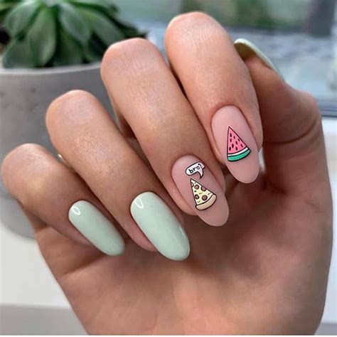 Sin embargo, es esencial cuidar de las uñas acrílicas. 49 Mejores Diseños de Uñas para Primavera Verano (2019) | Fall nail art, Fall nail art designs ...