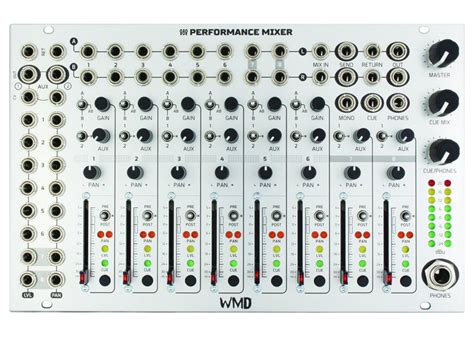 40 hp modular grid > web site >. WMD Performance Mixer 8-Channel Eurorack Module Audio ...