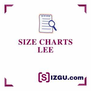 Lee Size Charts Sizgu Com