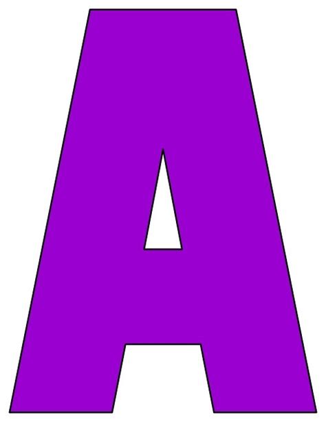 These templates are available in high resolution image graphics below. 8X10.5 Inch Purple Printable Letters A-Z, 0-9 - Printable ...