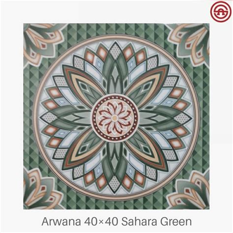 Jual Keramik Lantai 40x40 Arwana Sahara Green Shopee Indonesia
