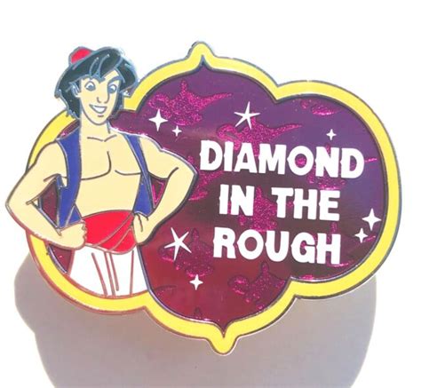 Disney Parks Aladdin Diamond In The Rough Pin Ebay