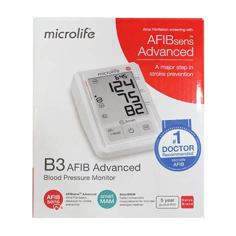 Máy đo Huyết áp Bắp Tay Microlife B3 Afib Advanced