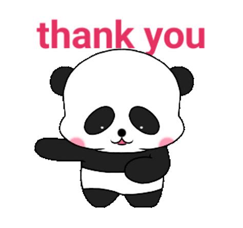 Cute Thank You Dancing Panda Gifdb My XXX Hot Girl