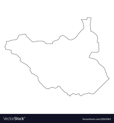 Blank Map Of South Sudan No Borders Webvectormaps Images And Photos