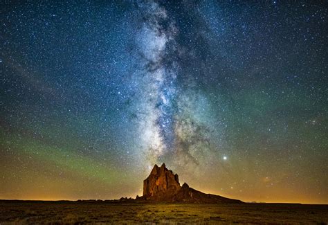 The Lights Of Shiprock In New Mexico 1921x1319 Nature