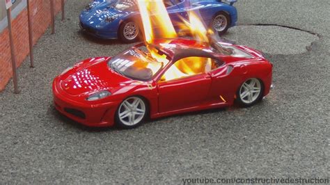 Free online shipping on all orders above £25. Toy Ferrari Engine Blowup (Ends In Flames) - YouTube