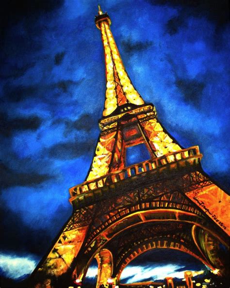 Pin By Neha On Paris Pics Eiffel Tower Art Eiffel Tower Painting