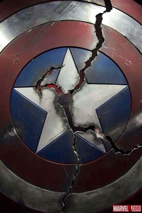 Labuť Lobby Vykopávka Captain America Broken Shield Wallpaper Speciální