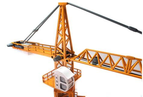 1 50 Scale Metal Tower Slewing Crane Model Diecast Construction Vehicle