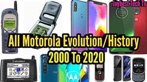 All Motorola Mobile Phone Evolutionhistory 2000 To 2020 Youtube