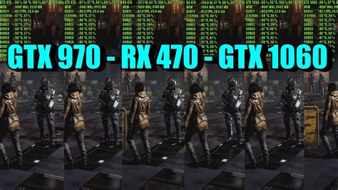 Deus Ex Mankind Divided Rx 470 Gtx 1060 And Gtx 970 Oc 1080p Dx11 Vs