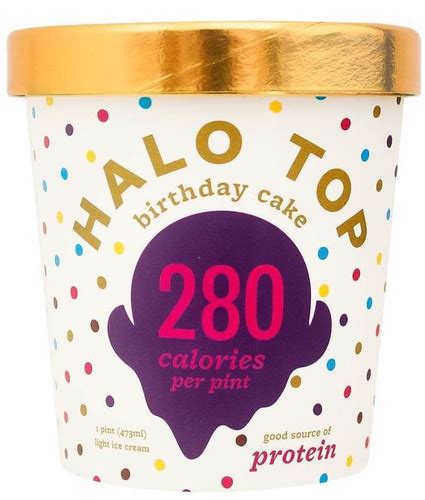 Halo Top Birthday Cake Ice Cream 16oz Quality Mart